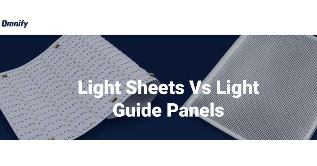 Omnify LED Light Sheets Vs Light Guide Panels