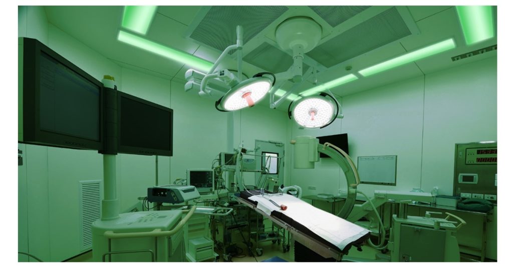 March 20, 2026 - LevitonViscor Certolux MSUo-Green LED Recessed Surgical Luminaire wOverlapping Door Frame