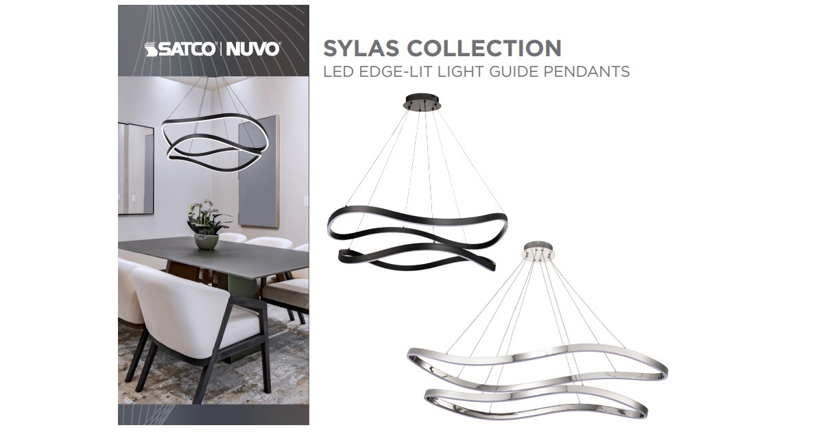 SATCO|NUVO: New Sylas Decorative Collection