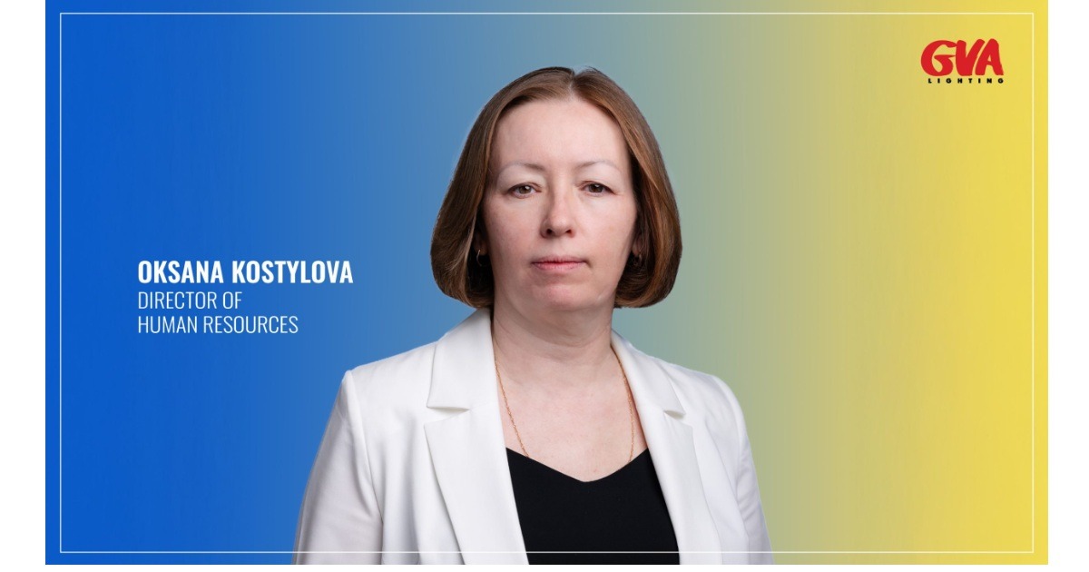 April 1, 2026 - GVA Lighting Promotes Oksana Kostylova to Director of Human Resources