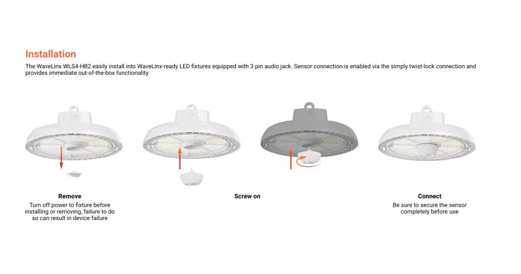 April 21, 2026 - Cooper Lighting WaveLinx LITE High Bay 2 Sensor - WLS4-HB2 15