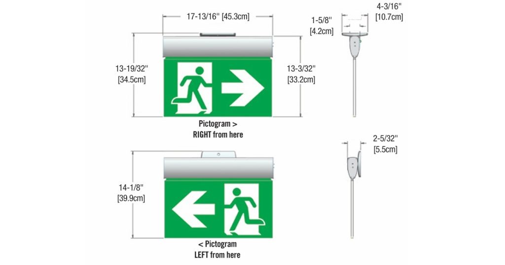 April 22, 2026 - ABBLumacell LHV Series - Aluminum High-Visibility Edge-Lit Pictogram Sign Lights