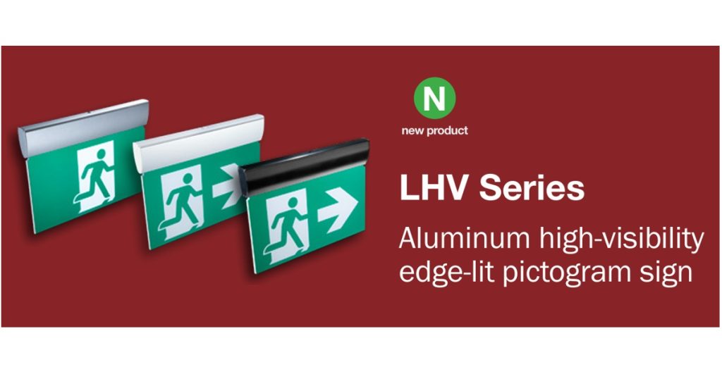 April 22, 2026 - ABBLumacell LHV Series - Aluminum High-Visibility Edge-Lit Pictogram Sign Lights