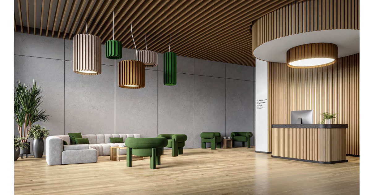 Eureka: Mill Acoustic Suspended Ceiling Luminaires