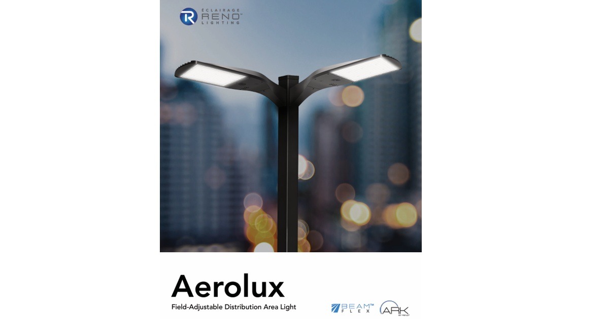RENO Lighting: Aerolux – Adaptive Area Light with Field-Adjustable Distribution