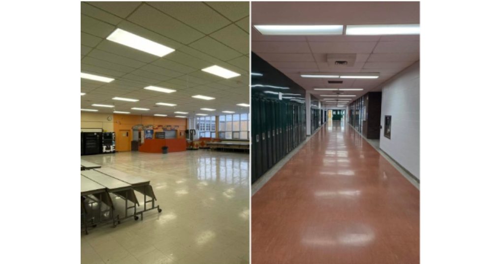 April 9, 2026 - CSC LED Spotted On Site - Brantford School Lighting Upgrade 1