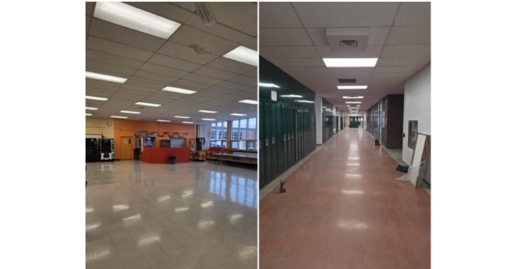 April 9, 2026 - CSC LED Spotted On Site - Brantford School Lighting Upgrade 1