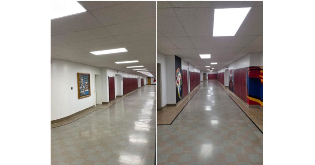April 9, 2026 - CSC LED Spotted On Site - Brantford School Lighting Upgrade 1