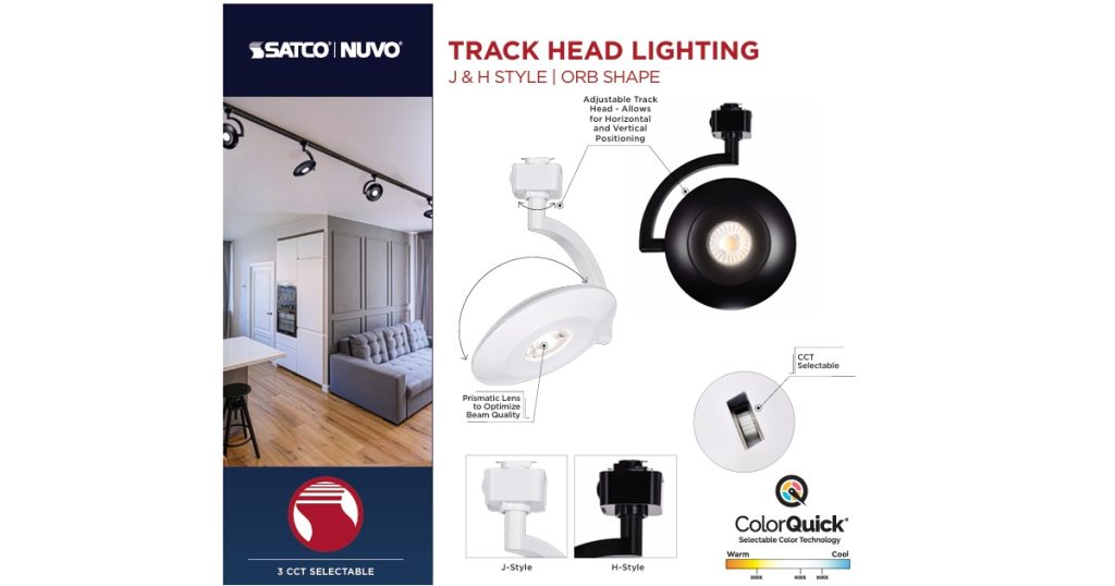 May 26, 2026 - SATCONUVO LED Orb Shape Track Head Lighting - J & H Style