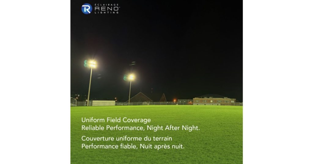 May 5, 2026 - RENO Lighting Toronto Azzurri Youth Sports Village Lighting Project Highlight