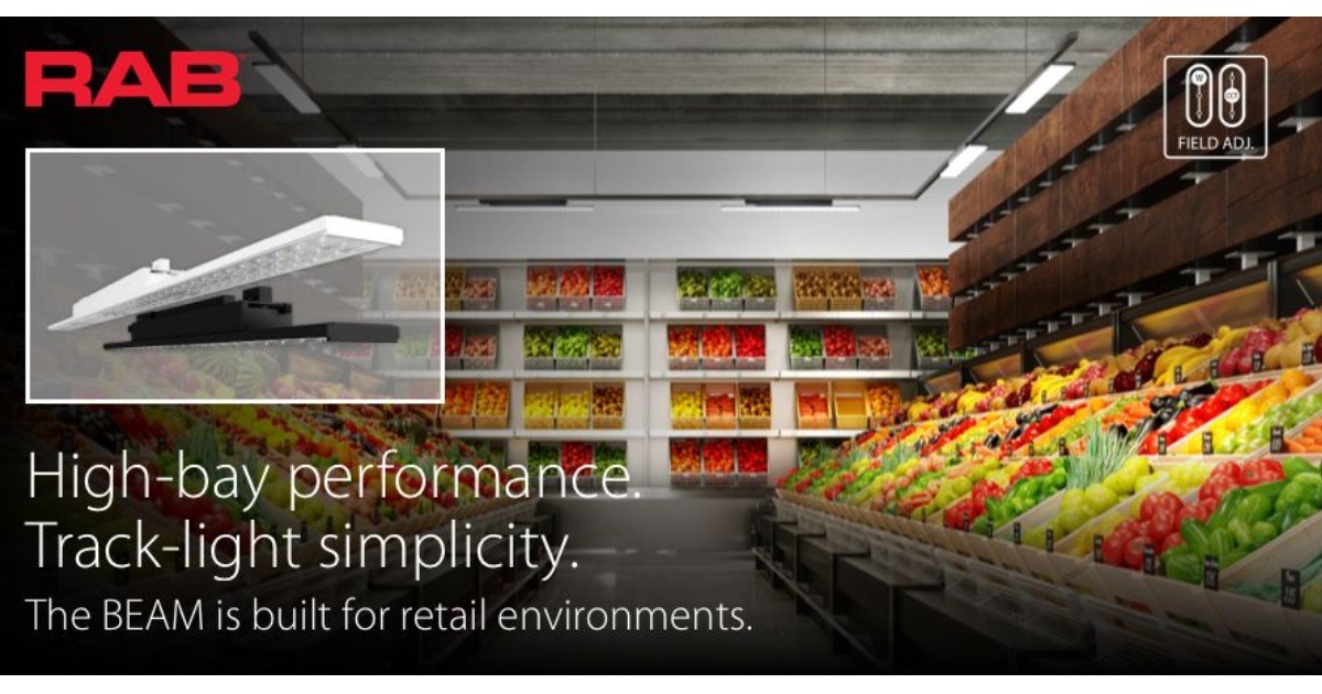 RAB Lighting: BEAM – High-Output Performance, Track Light Simplicity