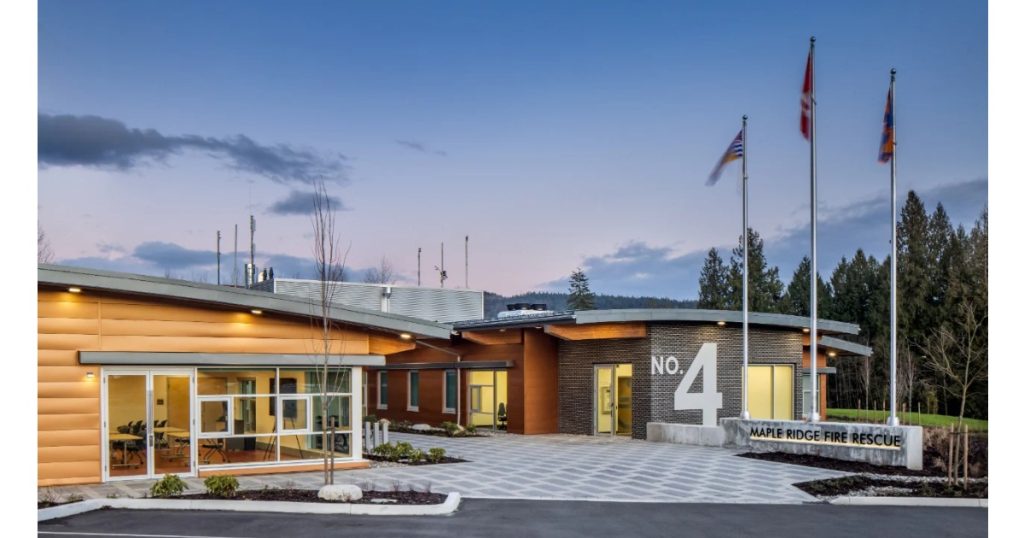 Cooper Lighting Solutions Project Spotlight - Maple Ridge Fire Hall No. 4 - Maple Ridge, BC