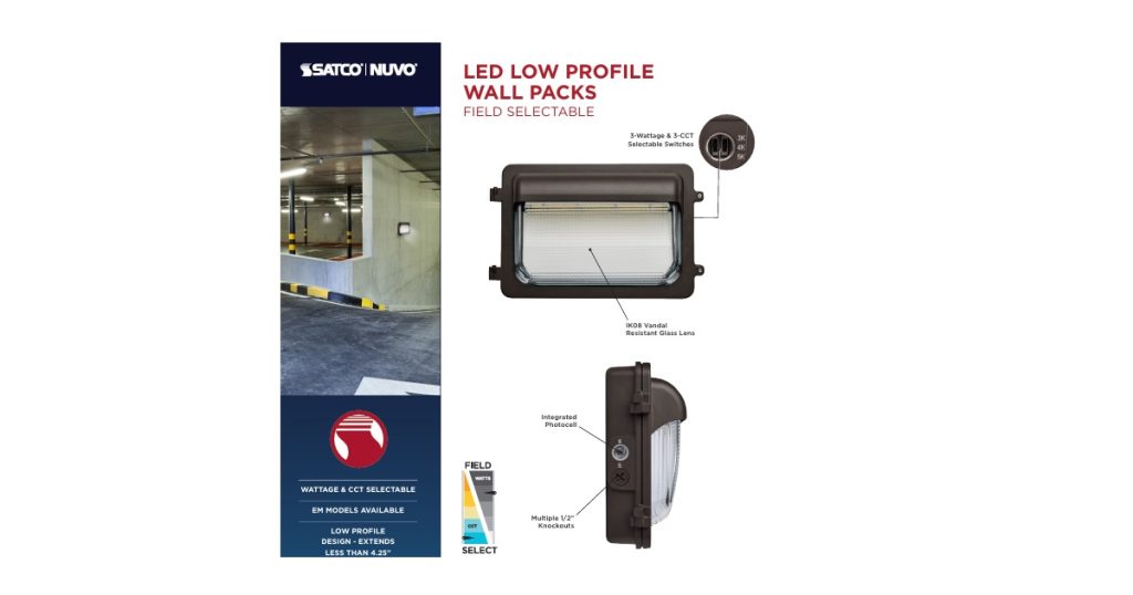 July 7, 2026 - SATCONUVO New LED Low-Profile Wall Packs 9