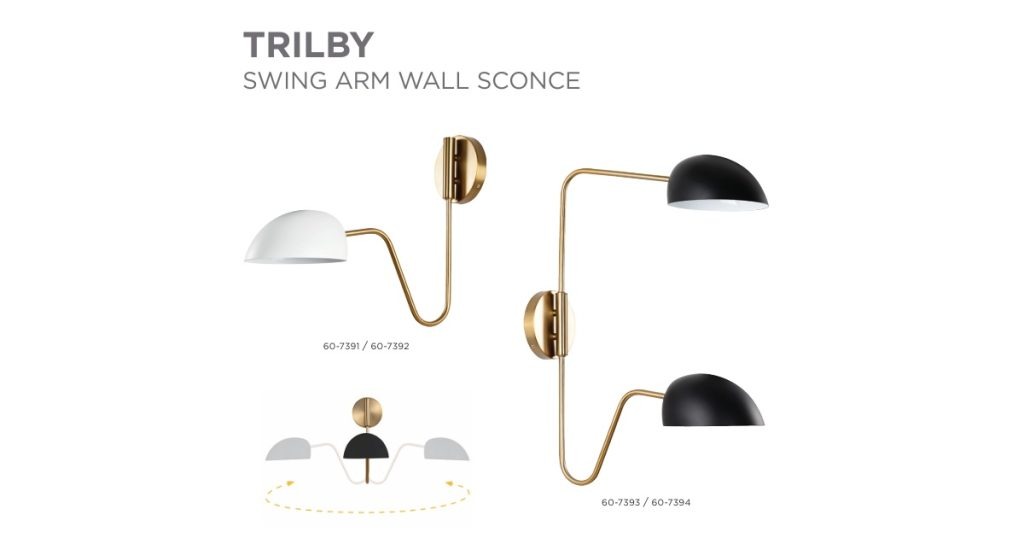 August 11, 2026 - SATCONUVO Trilby - Swing Arm Wall Sconce