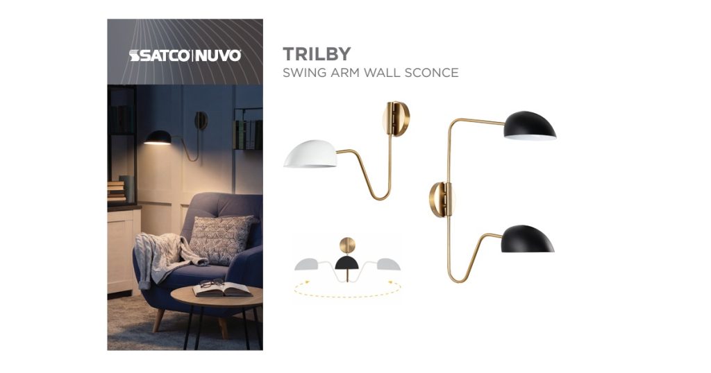 August 11, 2026 - SATCONUVO Trilby - Swing Arm Wall Sconce