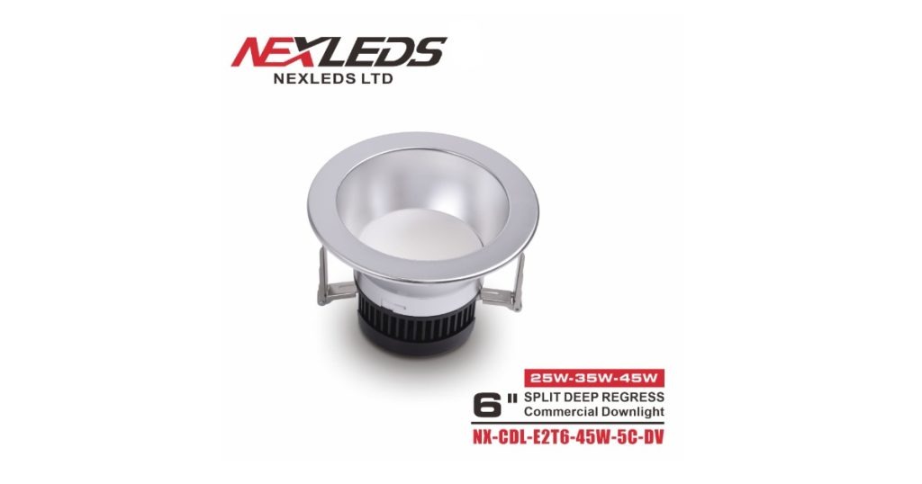 August 13, 2026 - NEXLEDS 6 LED Split Deep Regress Downlight - NX-CDL-E2T6-45W-5C-DV 6