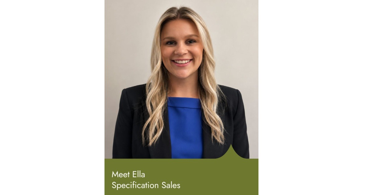 August 18, 2026 - Symmetry Lighting Announces Ella Schmohl as New Specification Sales Rep