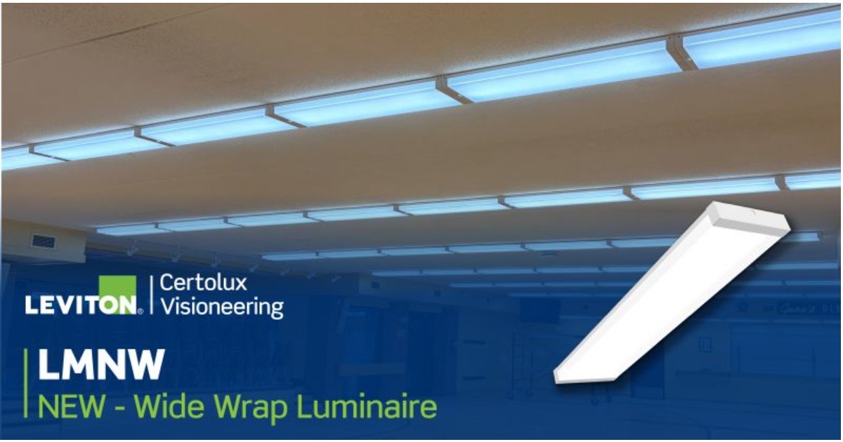 Leviton – Certolux Visioneering (Viscor): LMNW Series LED Wide Commercial Wrap Luminaire