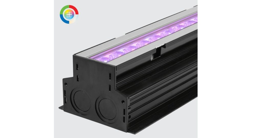 Lumenfacade Max Inground: Linear Ground-Recessed Colour-Changing Lighting Designed for Dynamic Applications