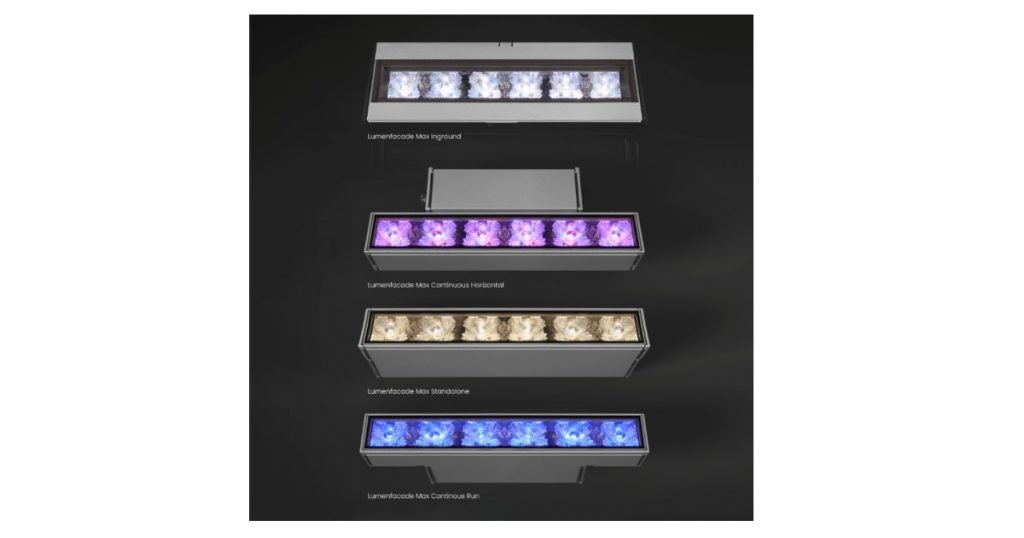 Lumenfacade Max Inground: Linear Ground-Recessed Colour-Changing Lighting Designed for Dynamic Applications