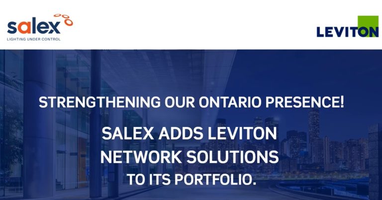 Sept 9, 2026 - Leviton Canada Appoints Salex as Network Solutions Sales Agency for Ontario
