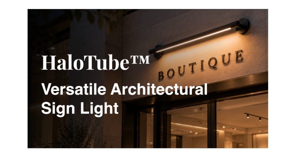 Oct 28, 2026 - RENO Lighting HaloTube Versatile Architectural Sign Light